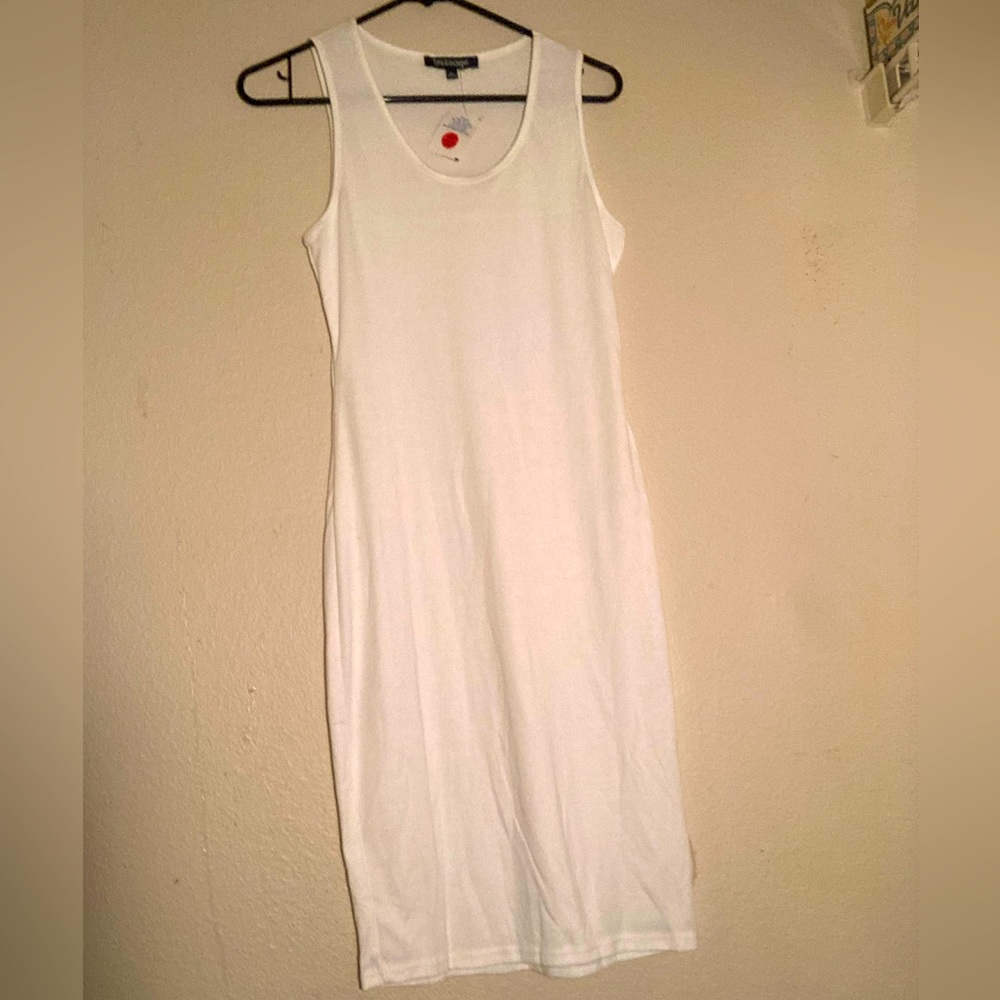 White pass the knee dress